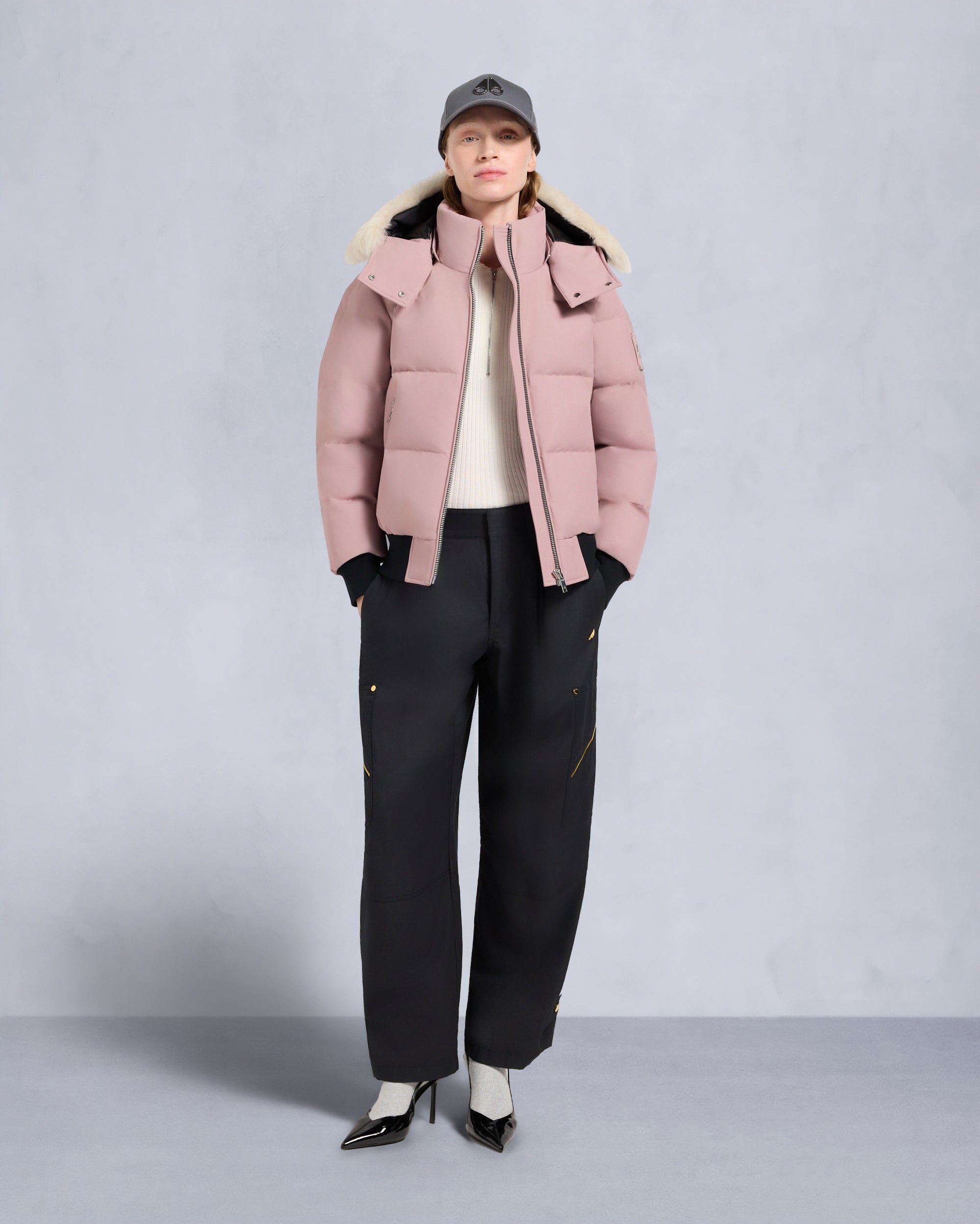 CLOUD SHEARLING BOMBER JACKET