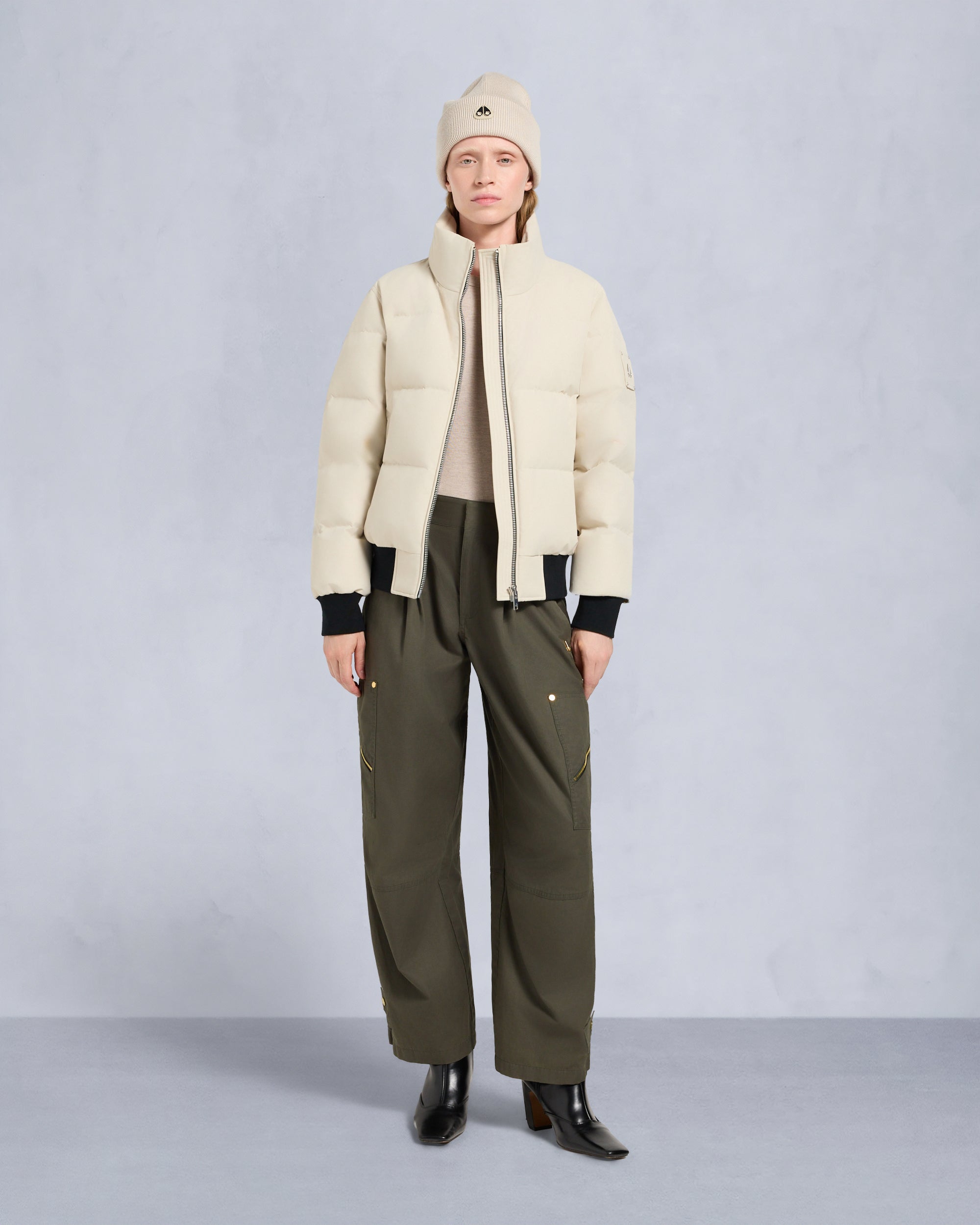 CLOUD SHEARLING BOMBER JACKET