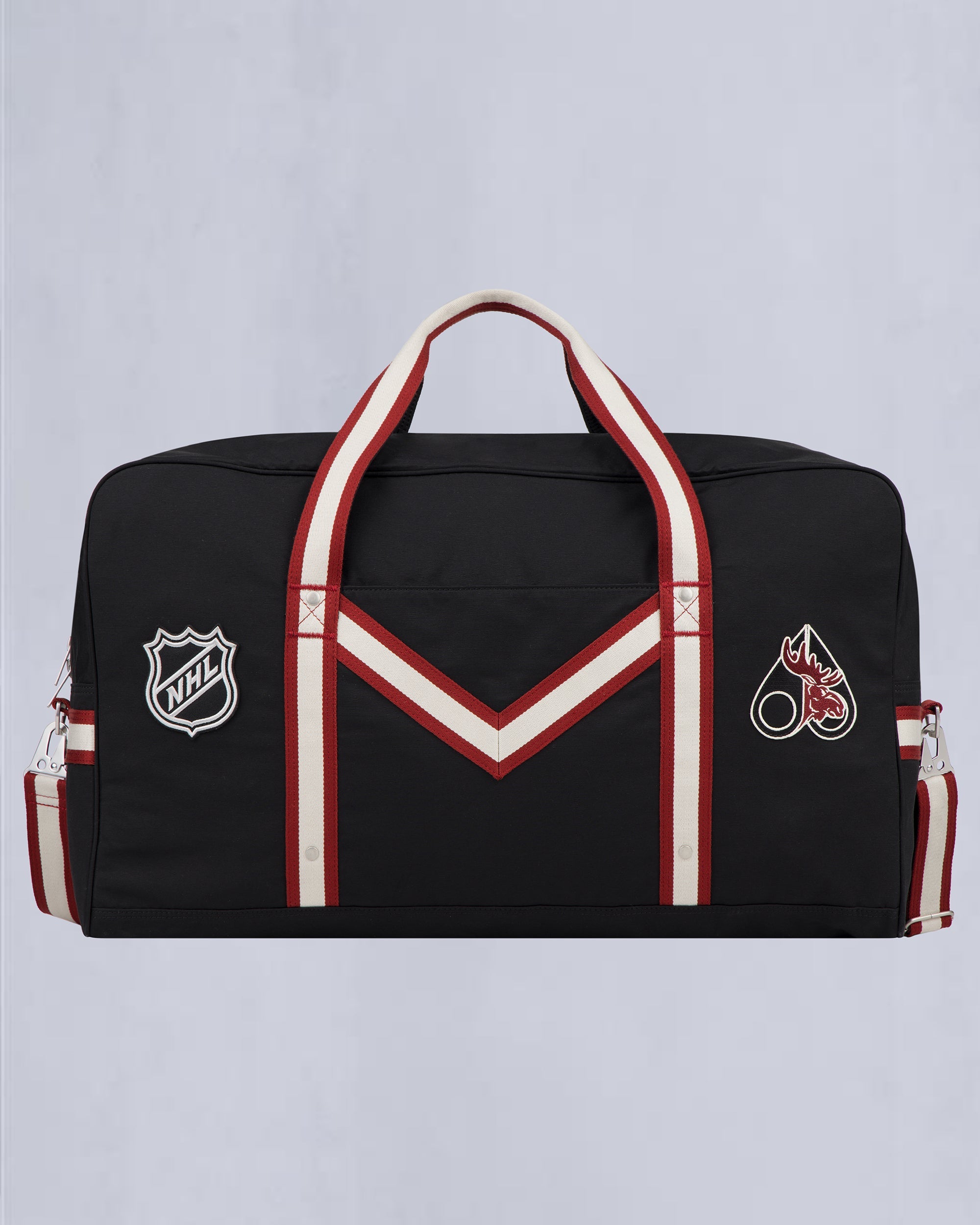 NHL X MOOSE KNUCKLES TEAM BAG-BLACK/SUMAC/BONE