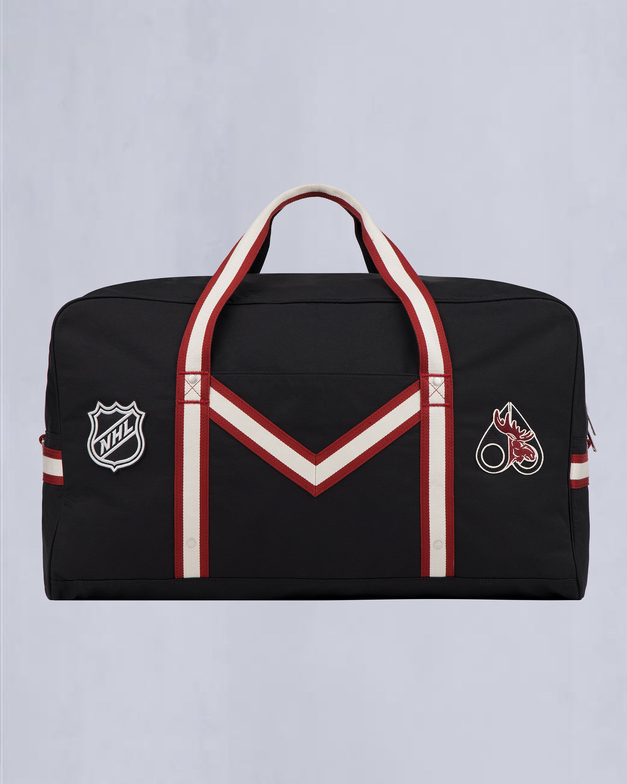 NHL X MOOSE KNUCKLES TEAM BAG-BLACK/SUMAC/BONE
