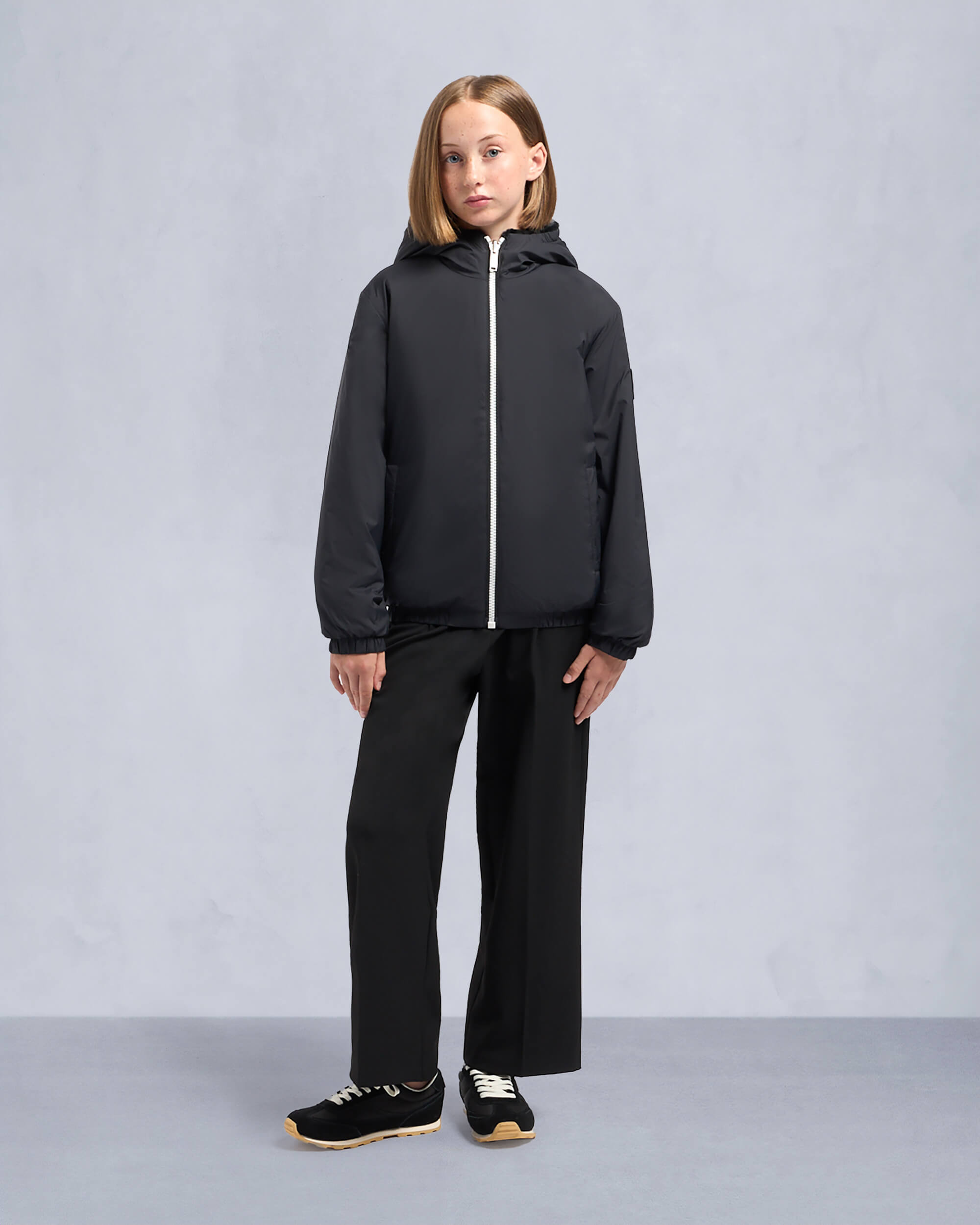 Moose Knuckles - M13US624 - Simcoe Reversible Bunny - KIDS - Black / Shiny Black - Detail3