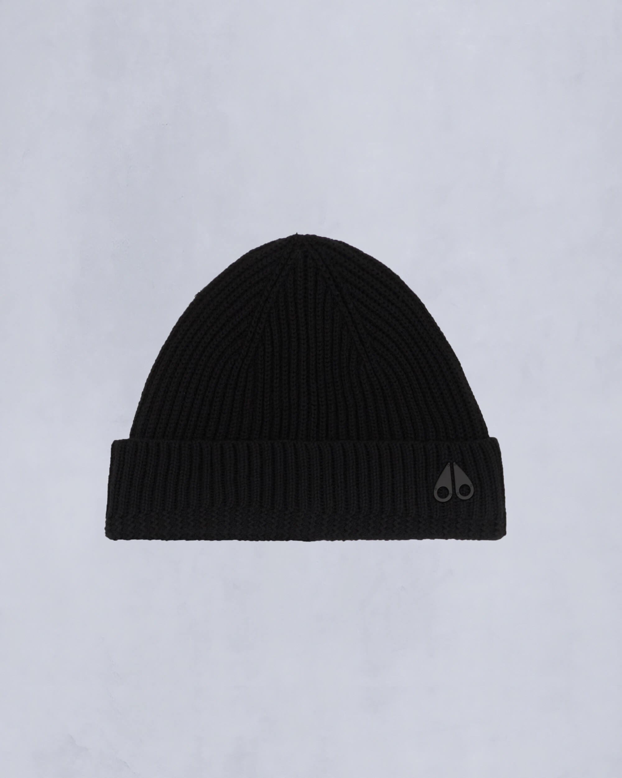 LOGO RIBBED BEANIE
