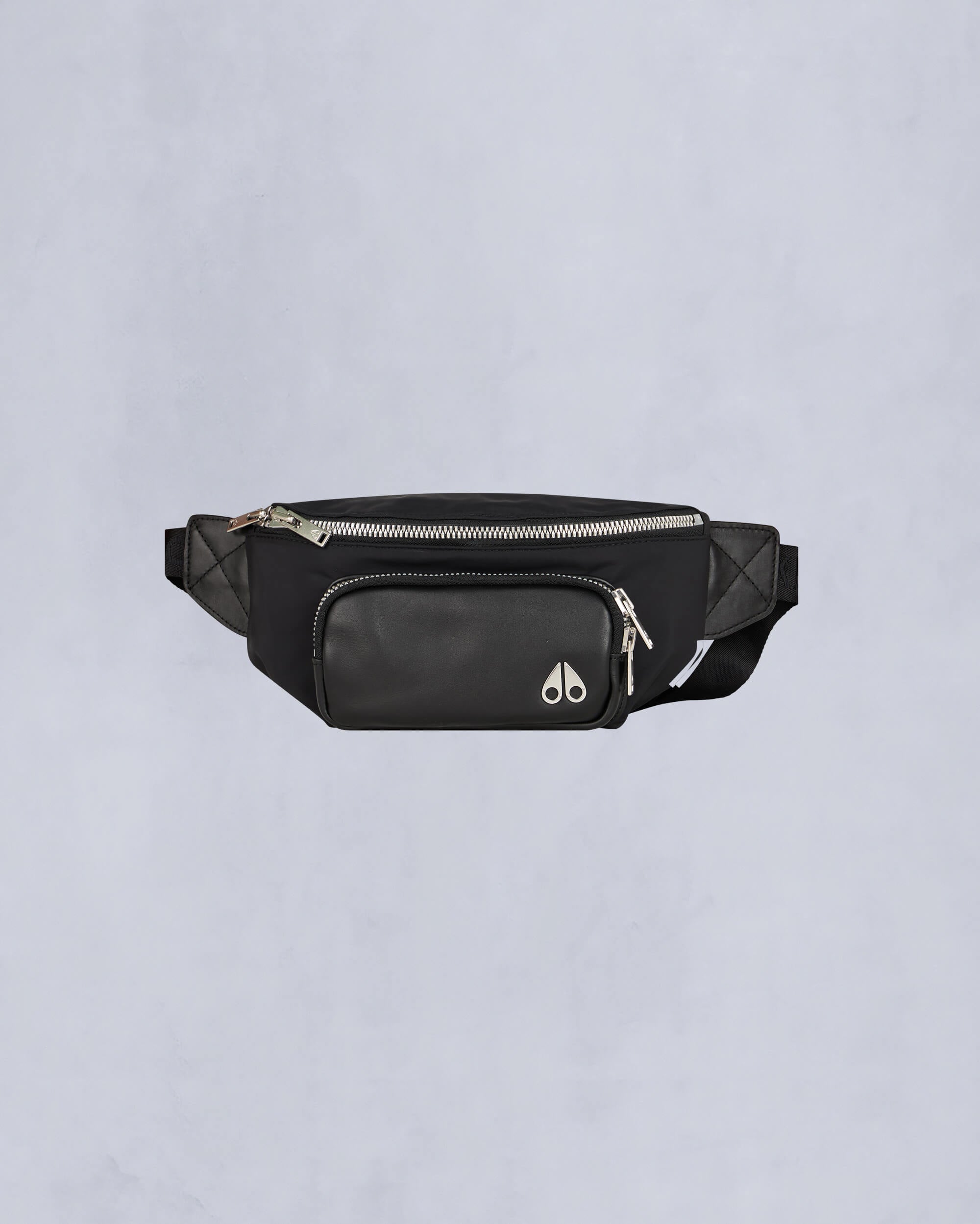Moose Knuckles - M34MA522 - Logo Waist Bag - ACCESSORIES - Black - Front Category