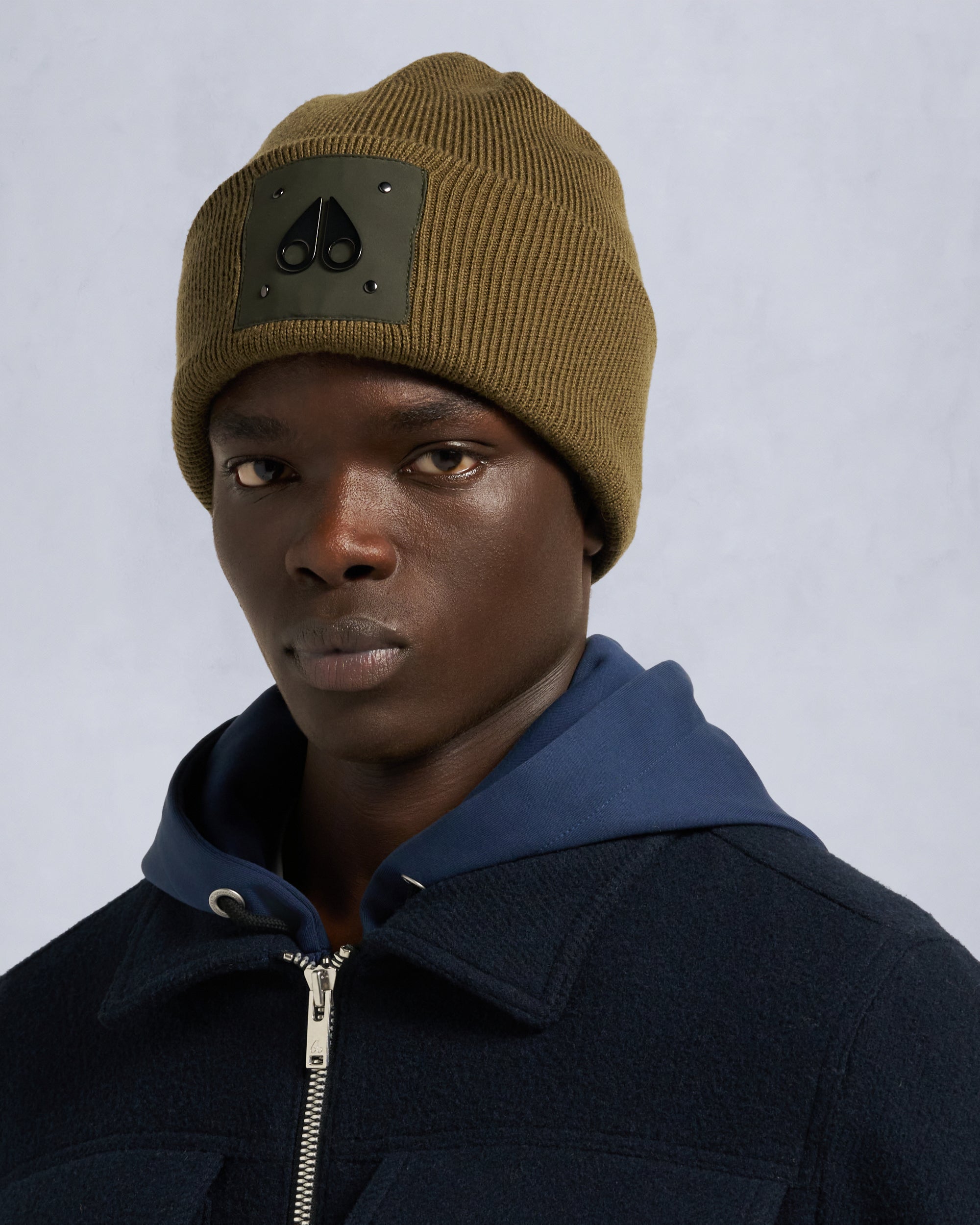 Moose Knuckles - M34MA574 - Logo Beanie Unisex - ACCESSORIES -  - Front Category