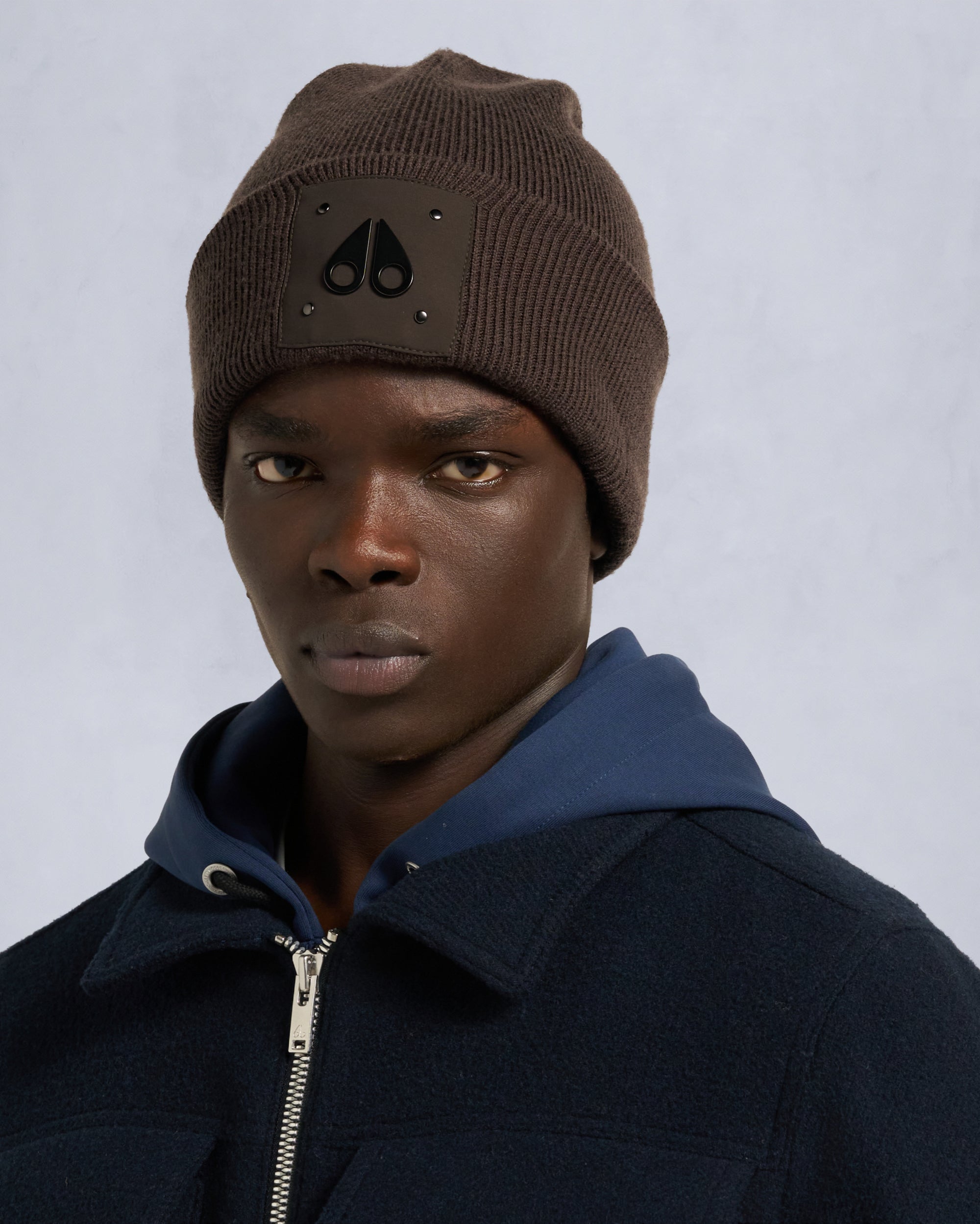 Moose Knuckles - M34MA574 - Logo Beanie Unisex - ACCESSORIES -  - Front Category