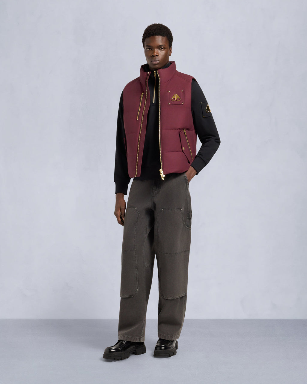 Moose Knuckles - M34MV474G - GOLD SERIES WESTMOUNT VEST - MENS -  - Front Category