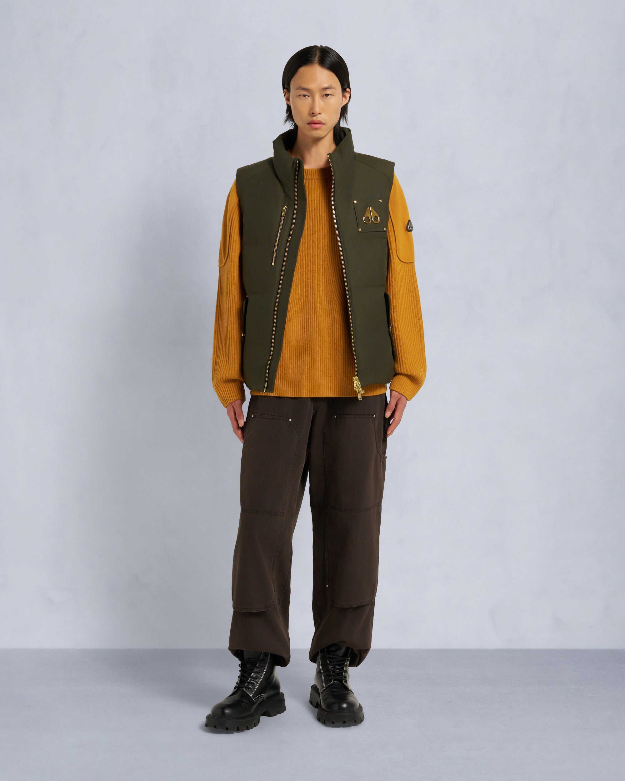 Moose Knuckles - M34MV474G - GOLD SERIES WESTMOUNT VEST - MENS -  - Front Category