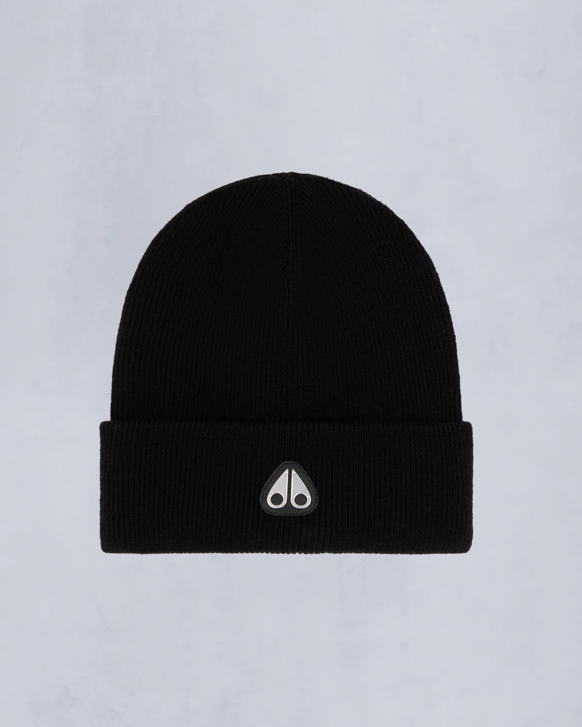 Moose Knuckles - M34UA516 - Parnis Kids Unisex Beanie - ACCESSORIES - Black - Front Category