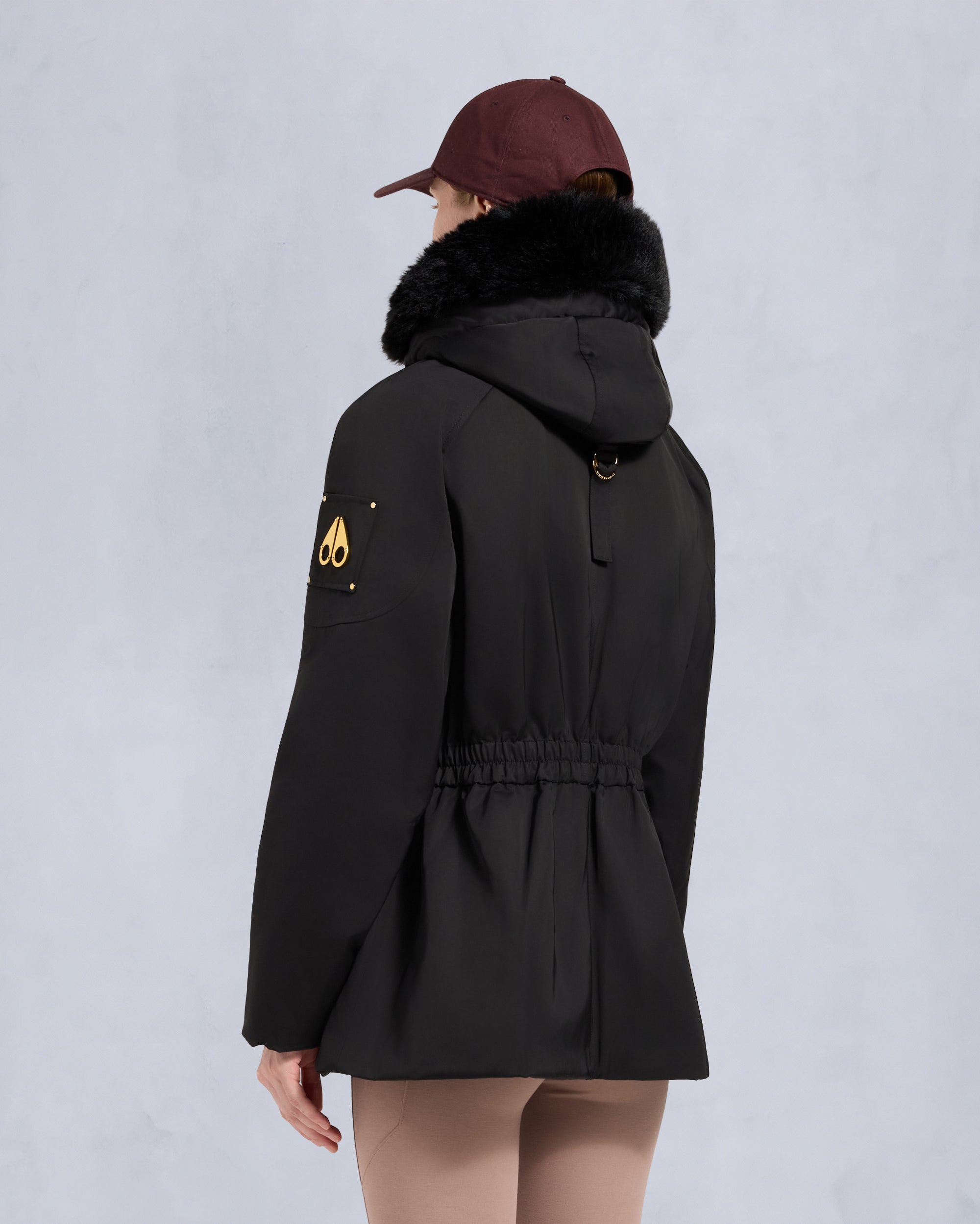 Moose Knuckles - M35LJ123G - Gold Series Satin 3Q Jacket - WOMENS -  - Back