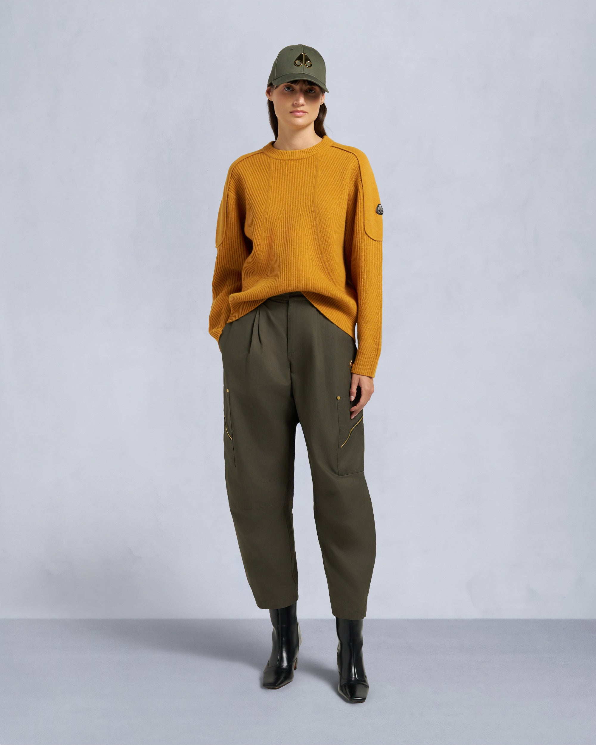 Moose Knuckles - M35LK652 - Corina Crewneck Sweater - WOMENS -  - Front Category