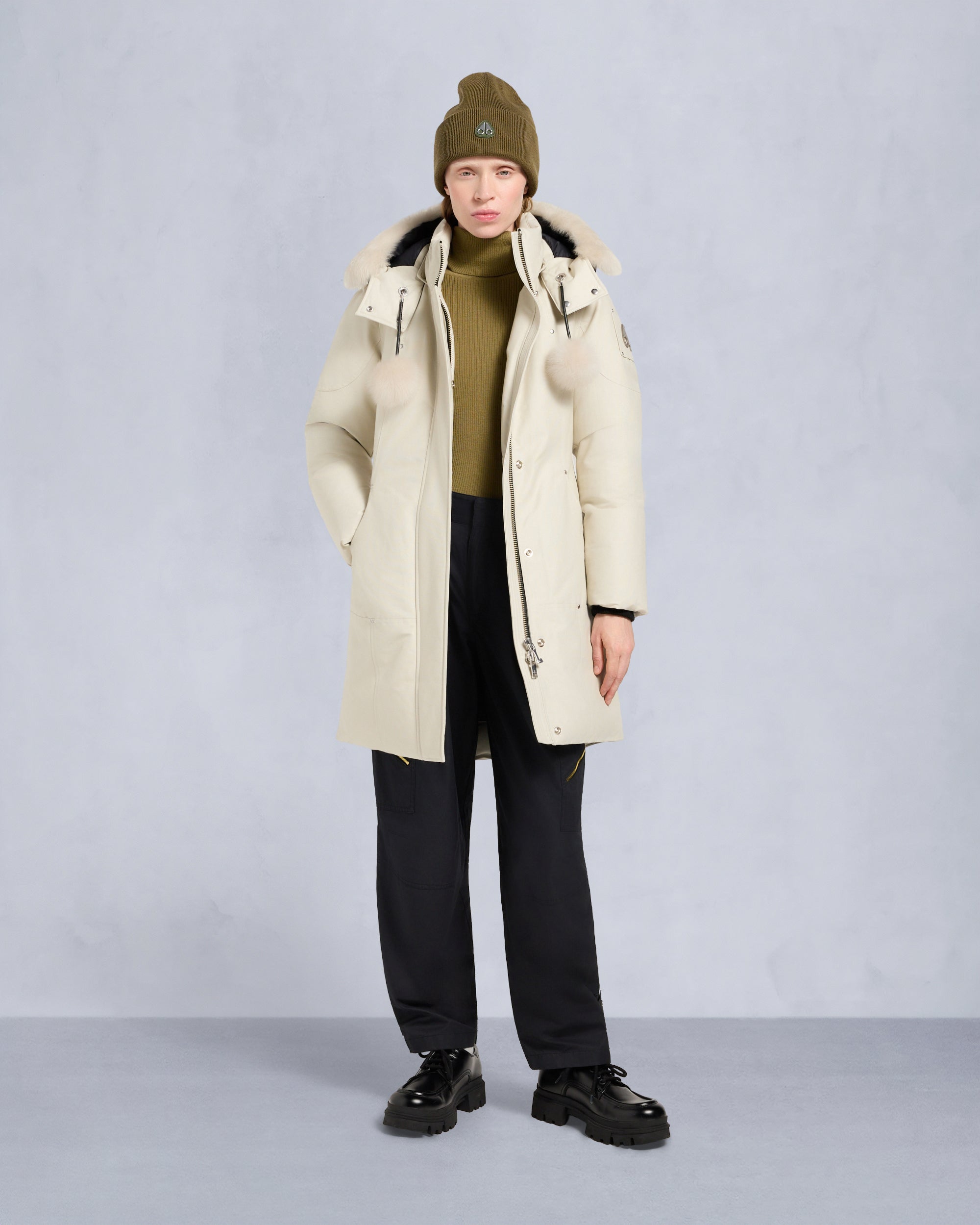 Moose Knuckles - M35LP203S - GOLD SERIES SHEARLING TRIM STIRLING PARKA - WOMENS -  - Front Category
