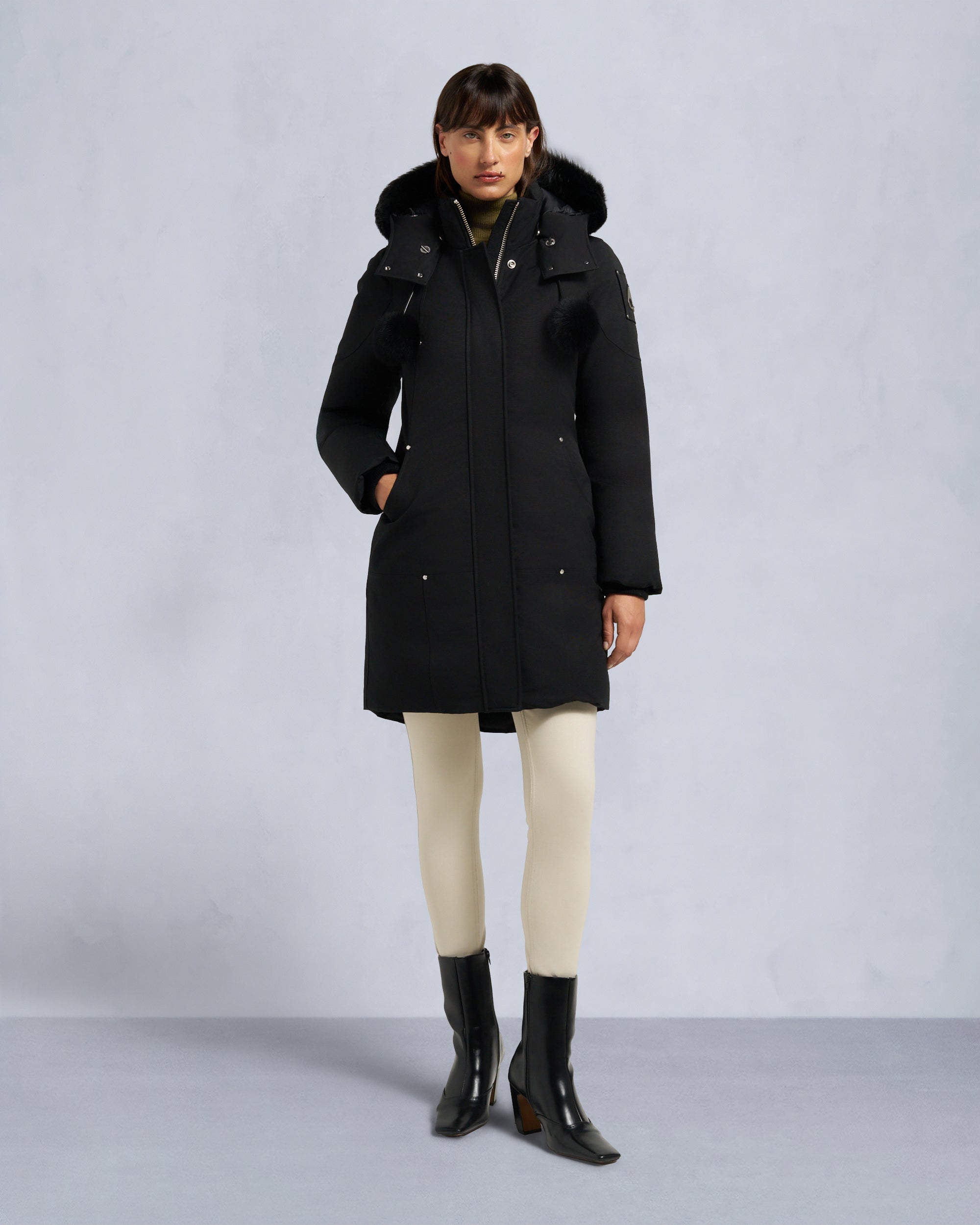 Moose Knuckles - M35LP203S - GOLD SERIES SHEARLING TRIM STIRLING PARKA - WOMENS -  - Front Category