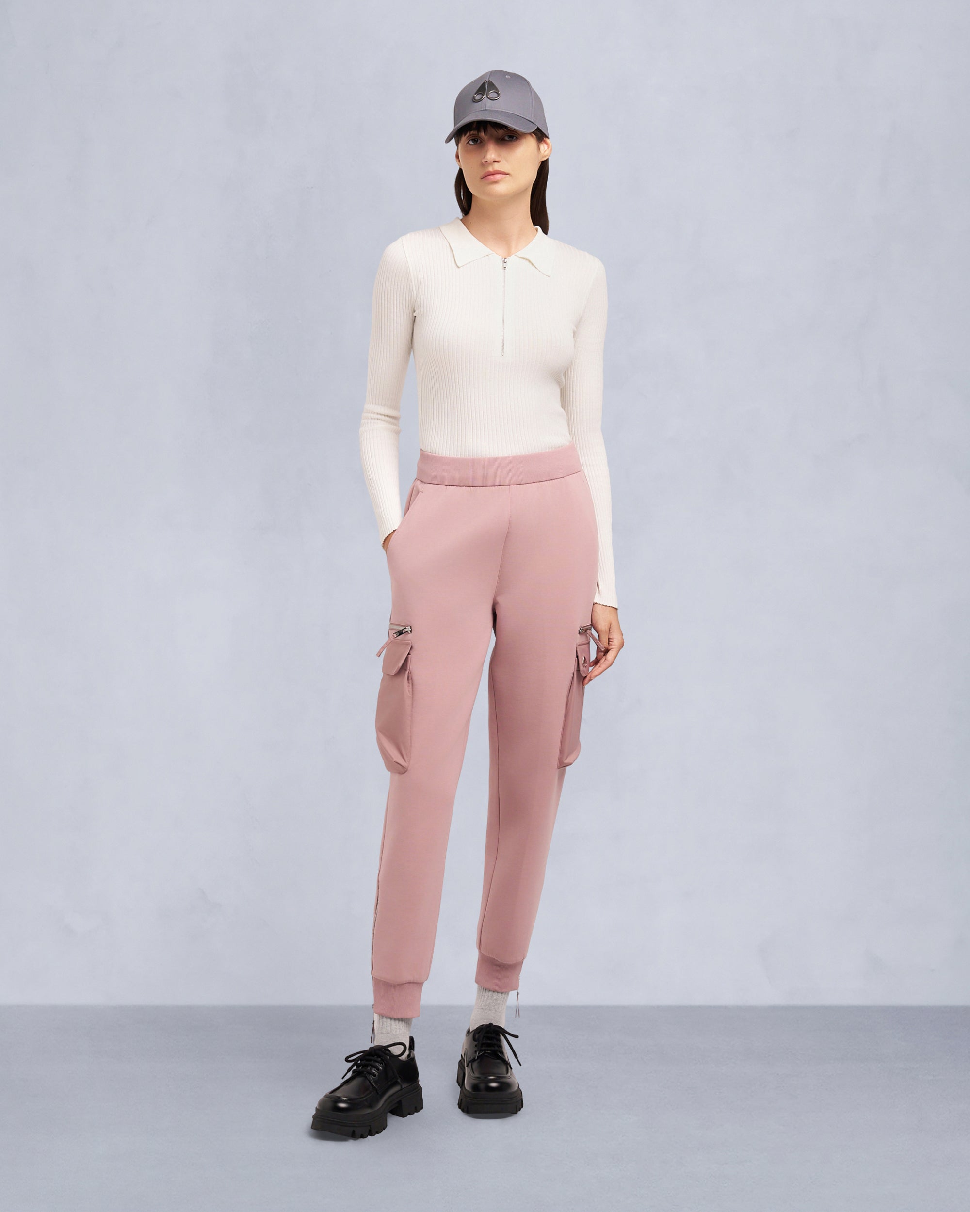 Moose Knuckles - M35LR800 - MixMedia Joggers - WOMENS -  - Front Category