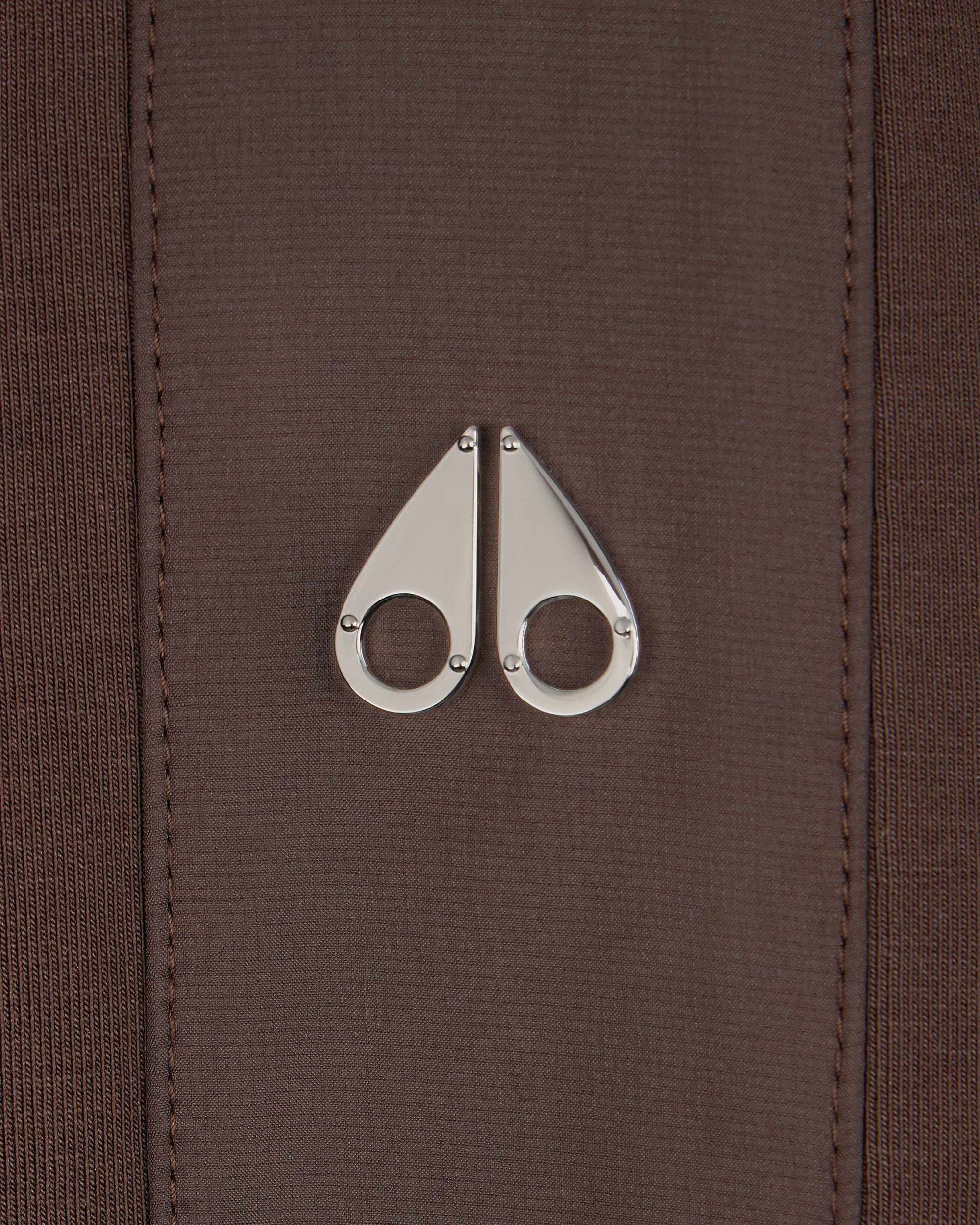 Moose Knuckles - M35LS632 - Mix Media Quarter Zip Sweater - WOMENS -  - Detail1