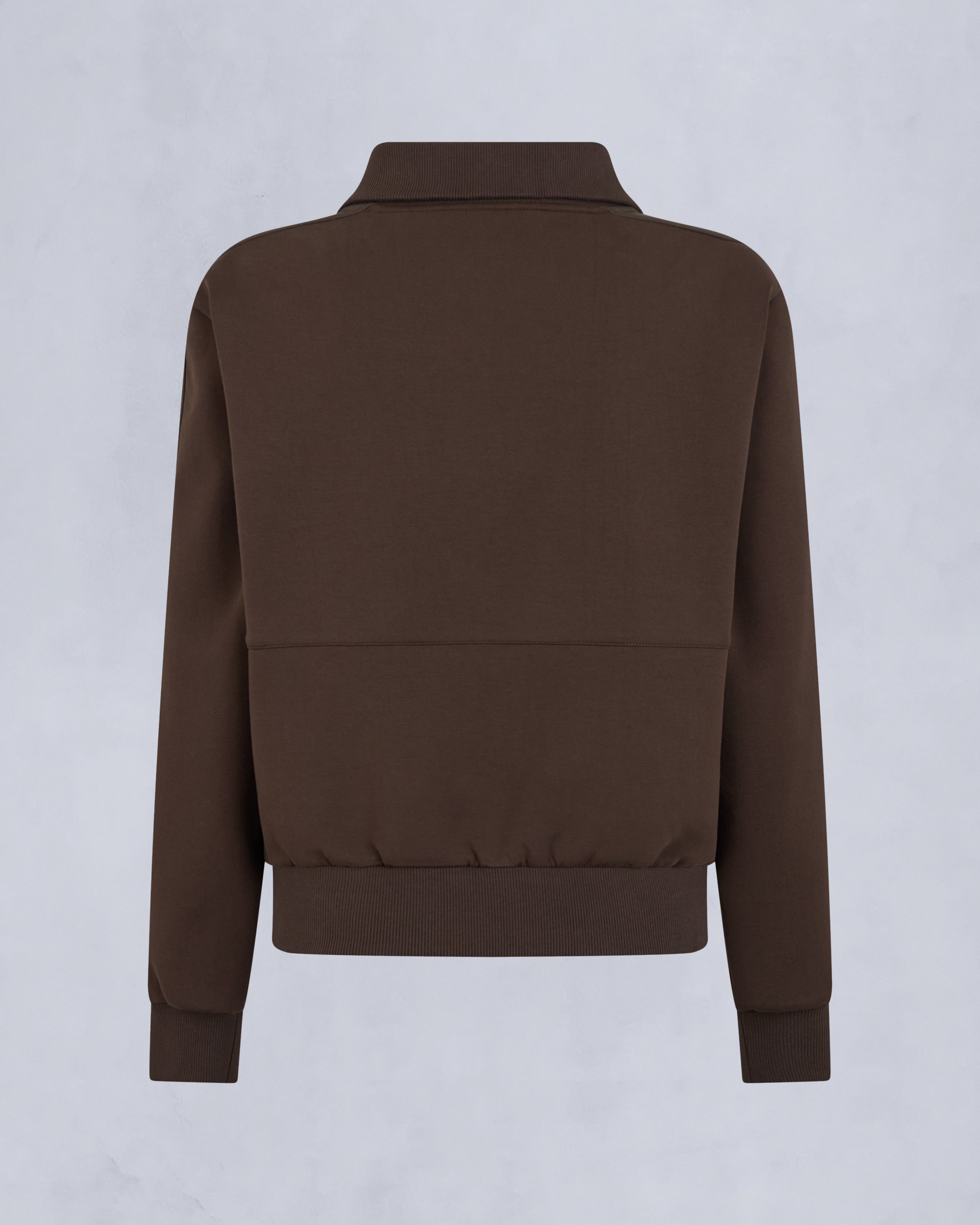 Moose Knuckles - M35LS632 - Mix Media Quarter Zip Sweater - WOMENS -  - Detail2