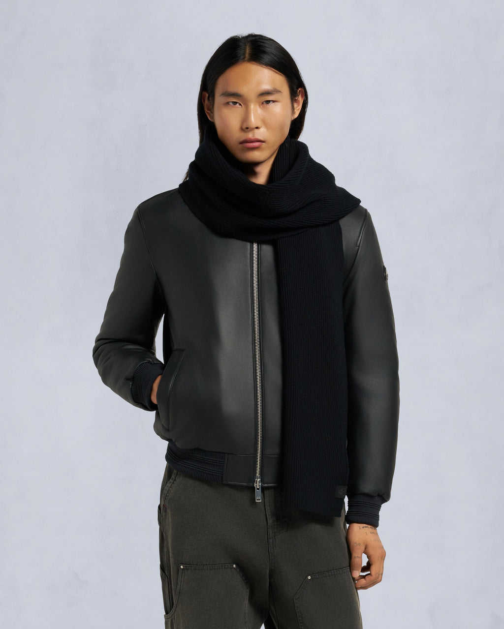 Moose Knuckles - M35MA505 - Neige Scarf - ACCESSORIES -  - Front Category