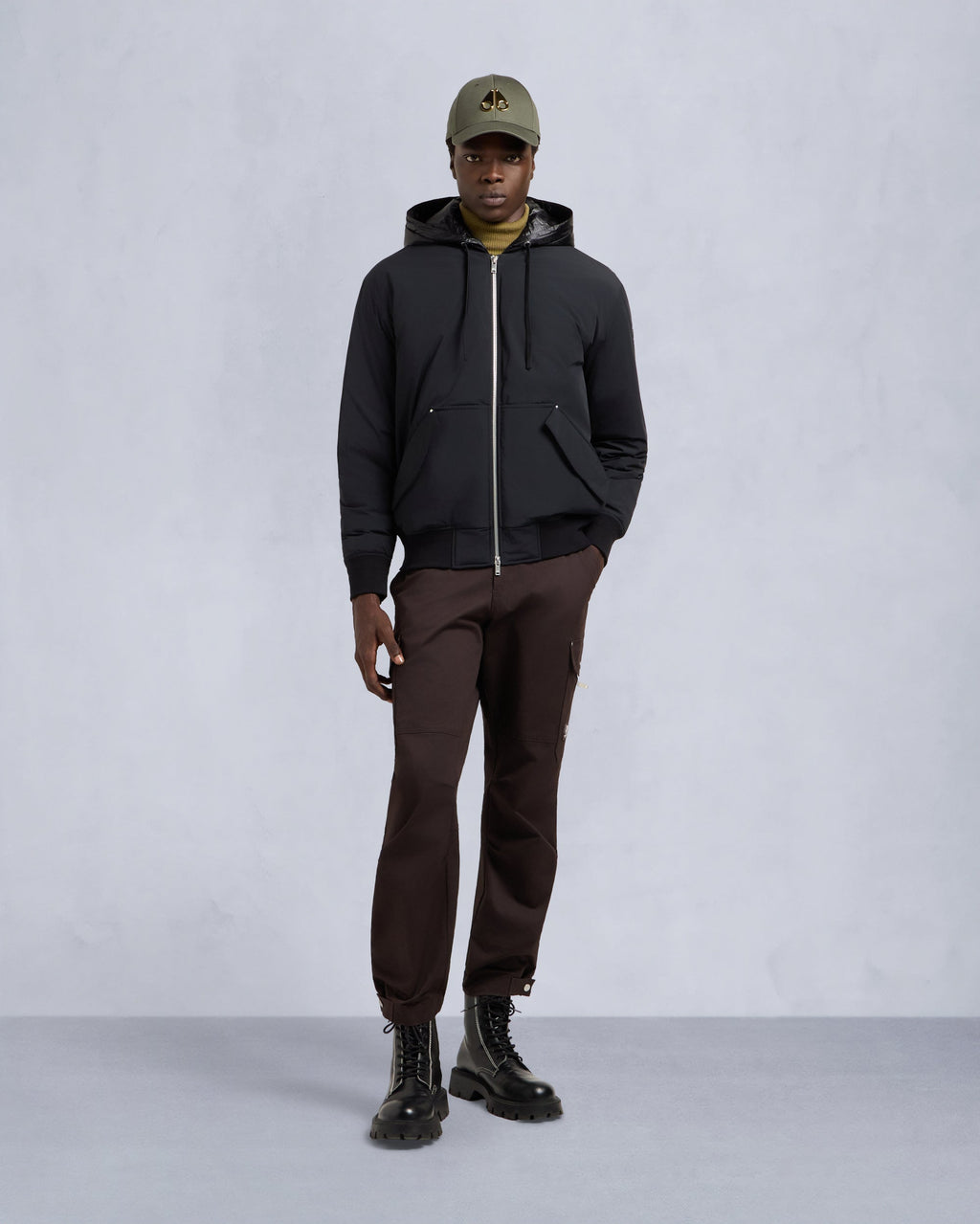 Moose Knuckles - M35MB047 - Brixton Bomber Jacket - MENS -  - Front Category