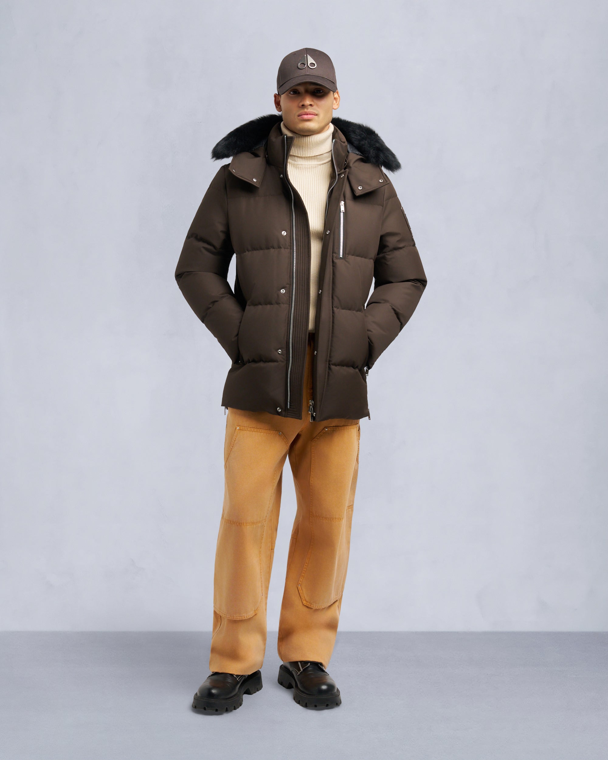Moose Knuckles - M35MJ178S - CLOUD SHEARLING TRIM 3Q JACKET - MENS -  - Front Category