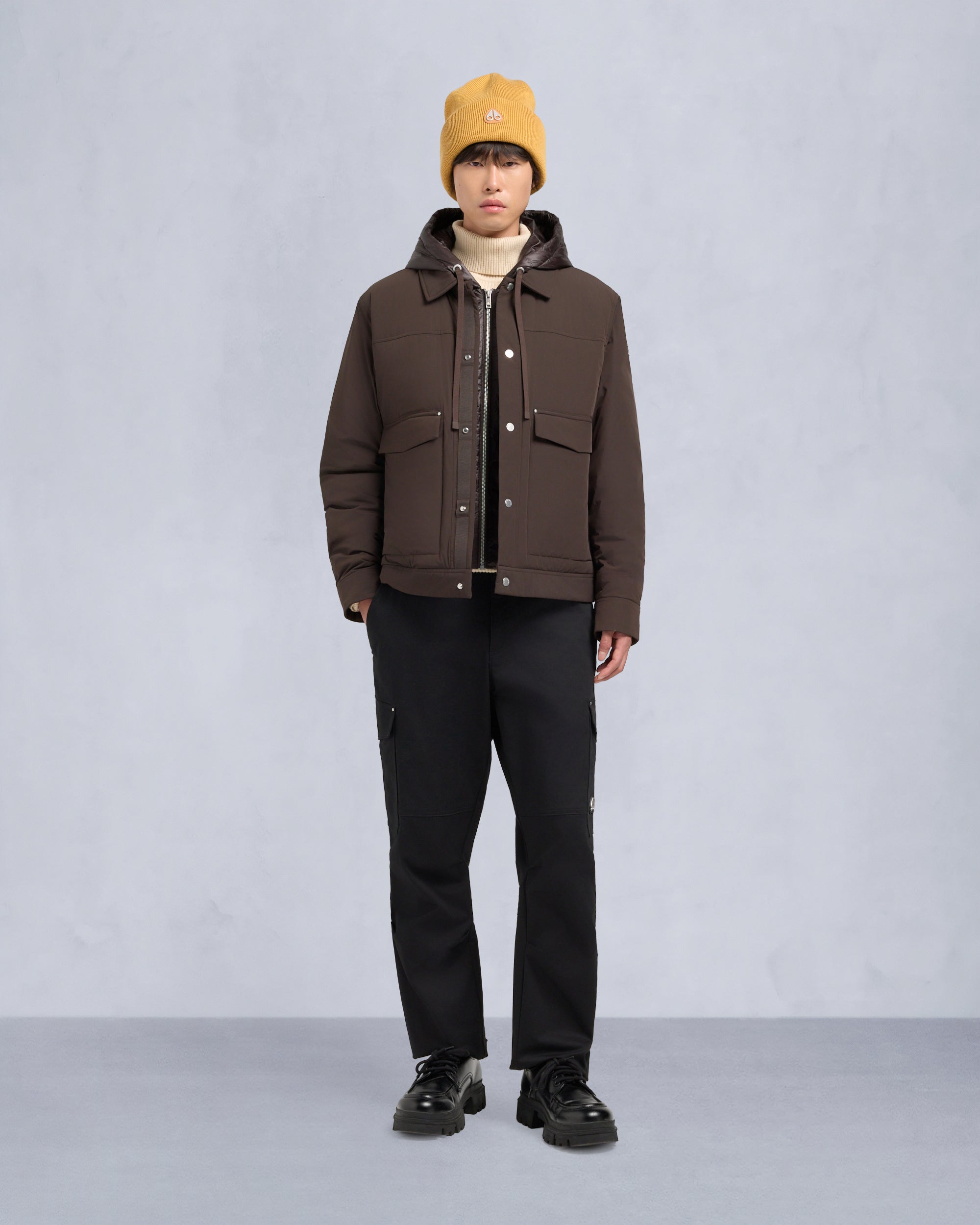 Moose Knuckles - M35MJ216 - Brixton Trucker Jacket - MENS -  - Front Category