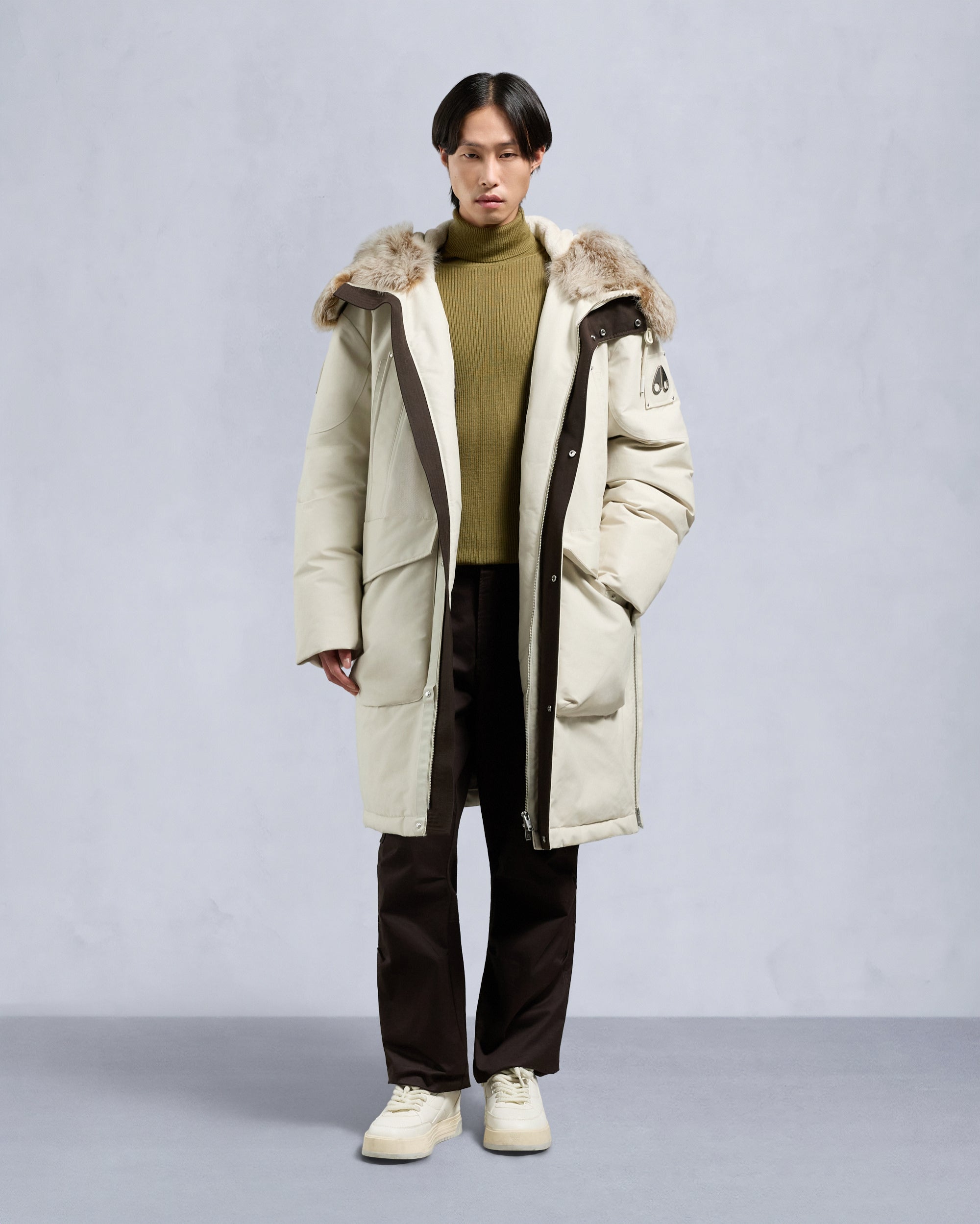 Moose Knuckles - M35MP202S - ORIGINAL DAWSON SHEARLING TRIM PARKA - MENS -  - Front Category