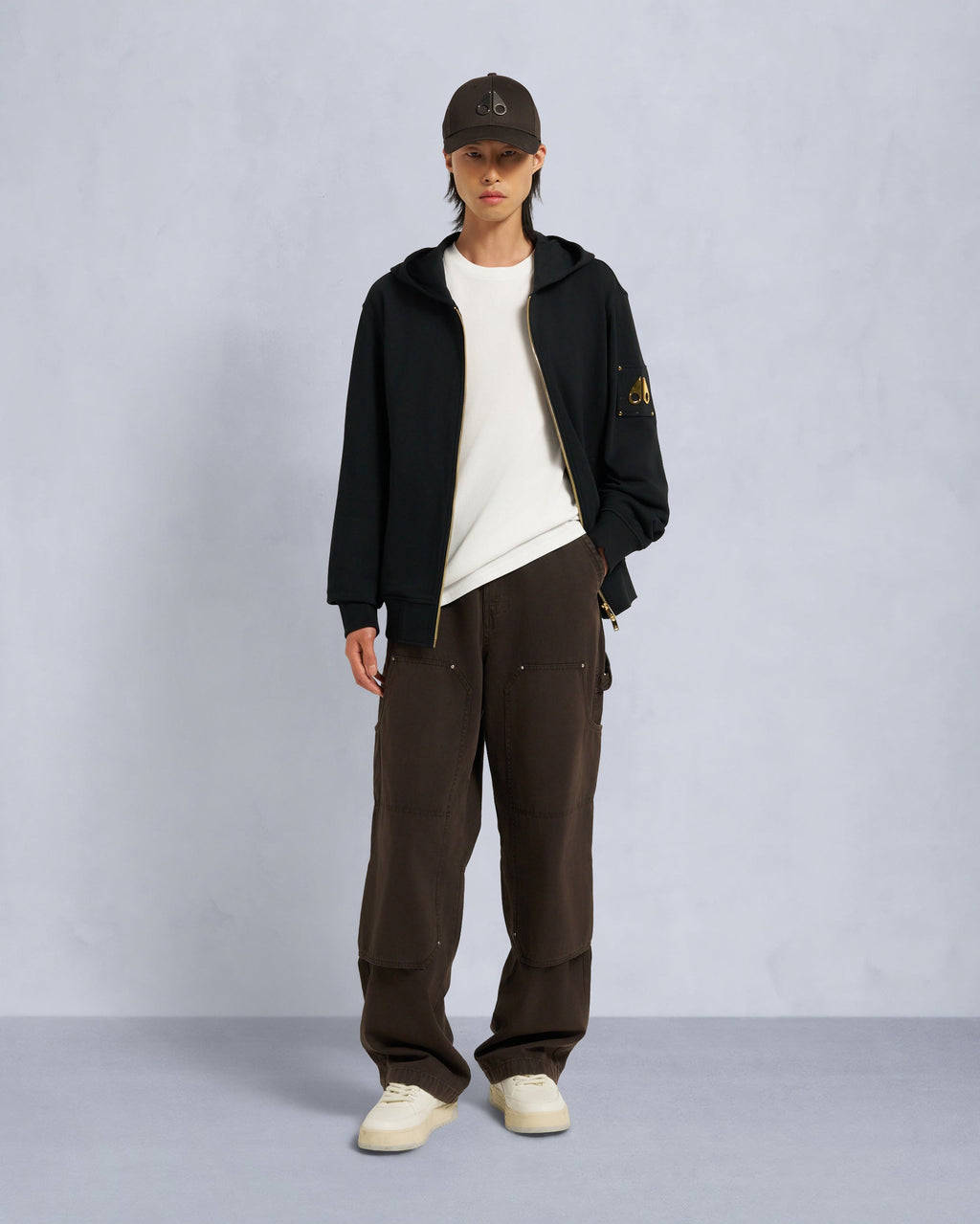 Moose Knuckles - M35MS609G - Gold Series Snyder Full-Zip Hoodie - MENS -  - Front Category