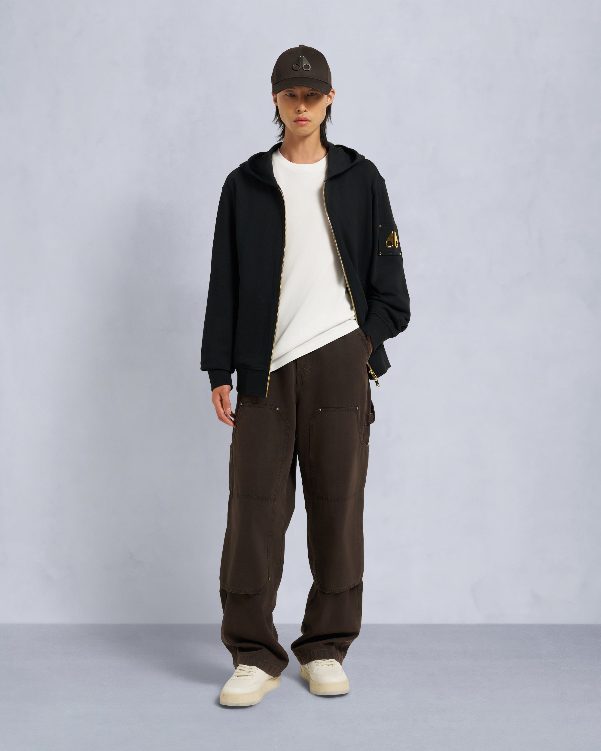 Moose Knuckles - M35MS609G - Gold Series Snyder Full-Zip Hoodie - MENS -  - Front Category